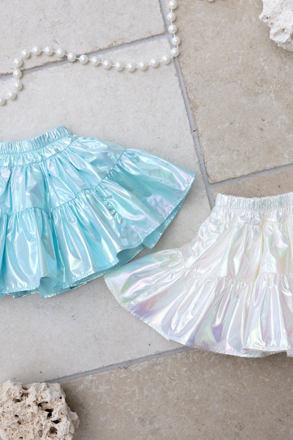 Wonny Ribbon【予約】Aurora skirt (aurora white/auro