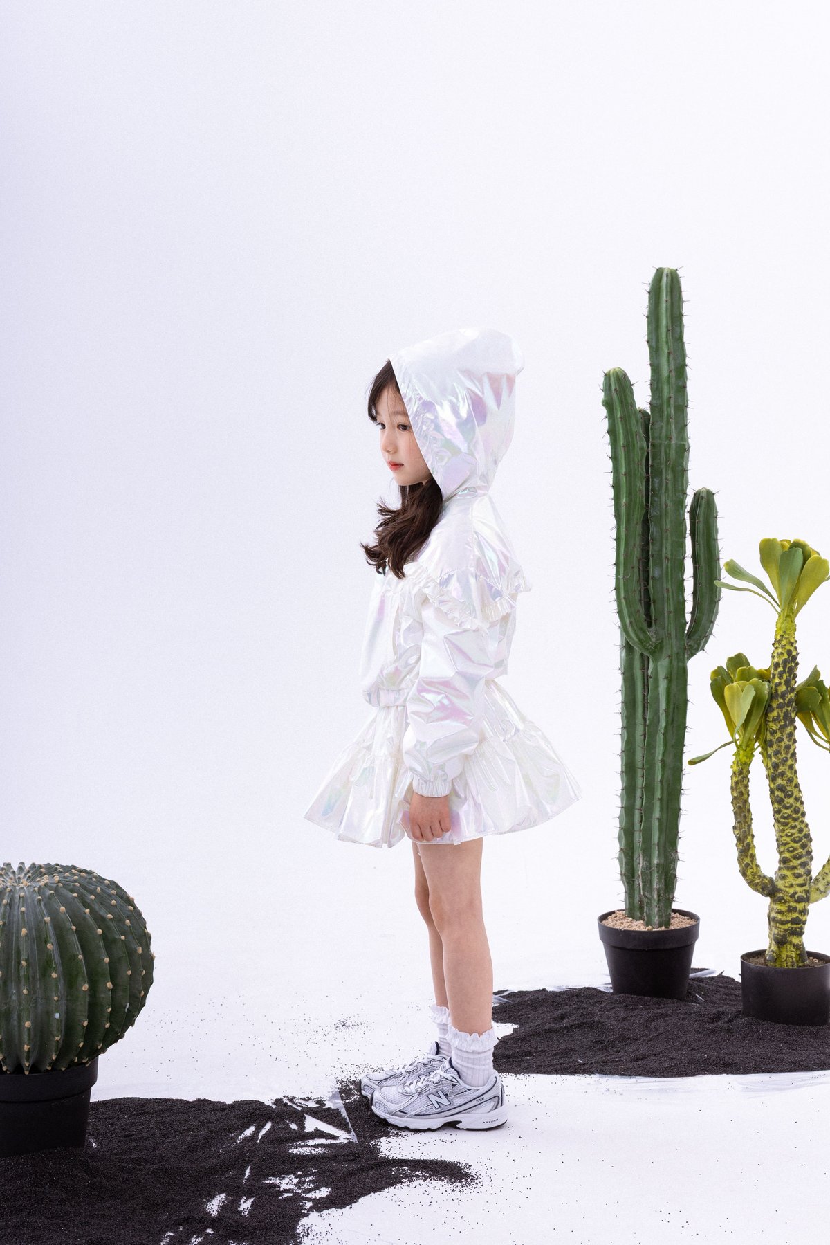 Wonny Ribbon【予約】Aurora skirt (aurora white/auro