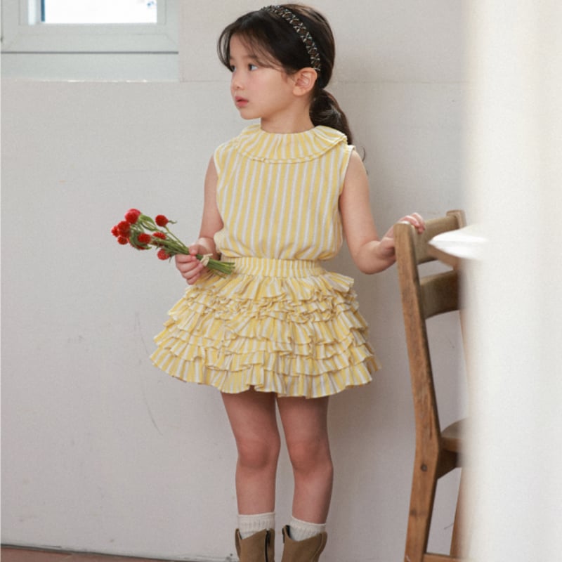 wonny ribbon スカート ブラウスセット Wonny Ribbon【即納】(残りS・M) Blooming skirt & blouse