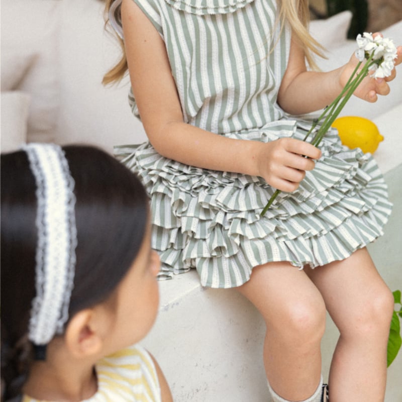 Wonny Ribbon【即納】Blooming skirt & blouse set《送料無