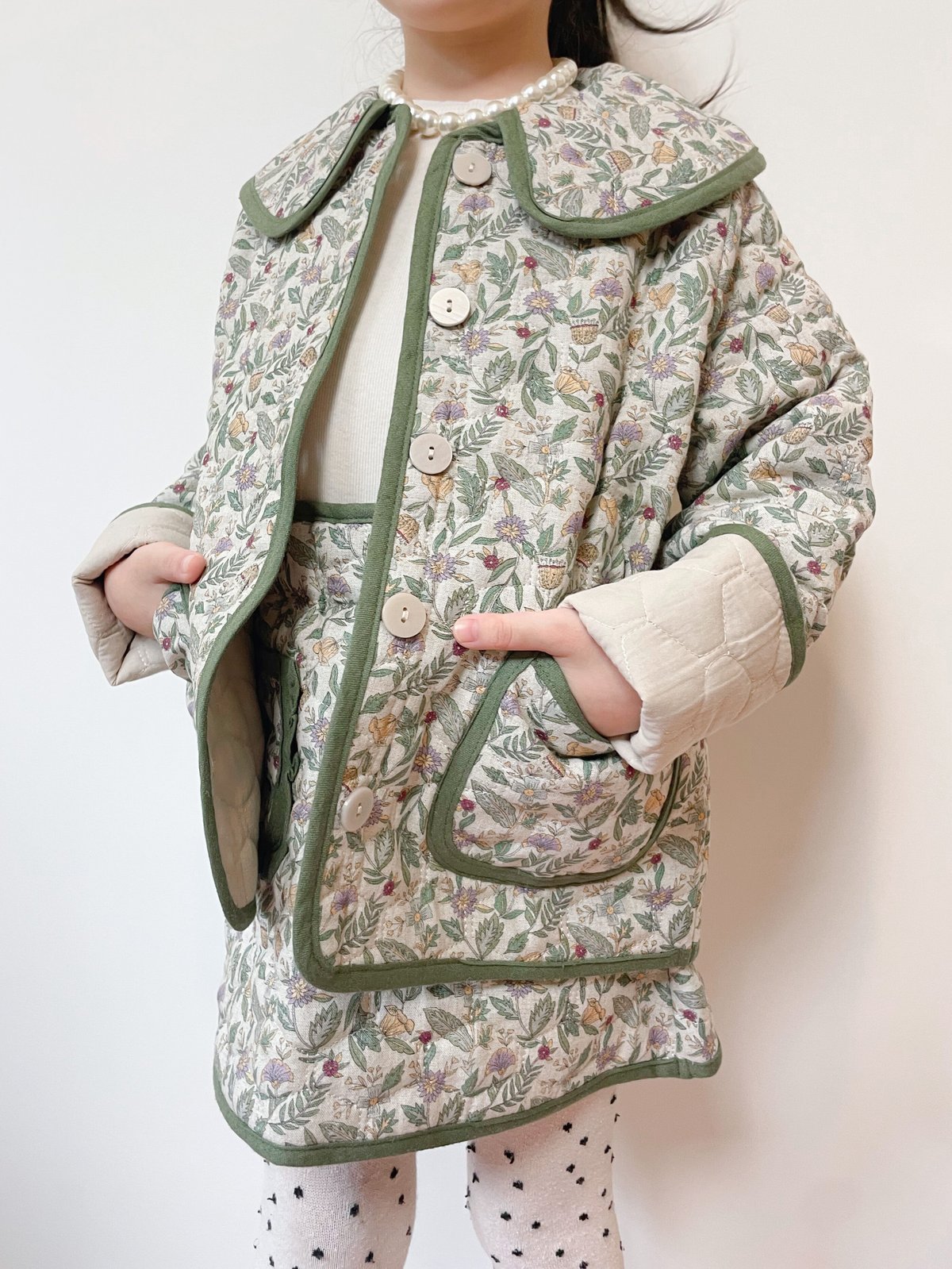 cocoさん＊KOKORI キルティングジャケット 4Y ☆5000円均一SALE☆ KOKORI【即納】(残り8y) SEDEF JACKET