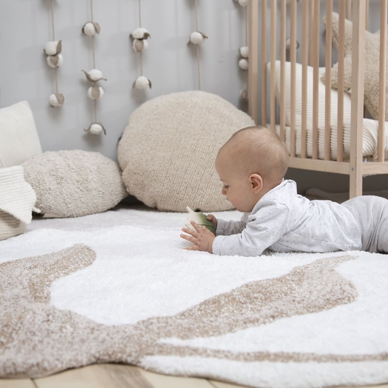 Lorena canals rug【即納】洗えるラグ・Cotton flower rug《送料