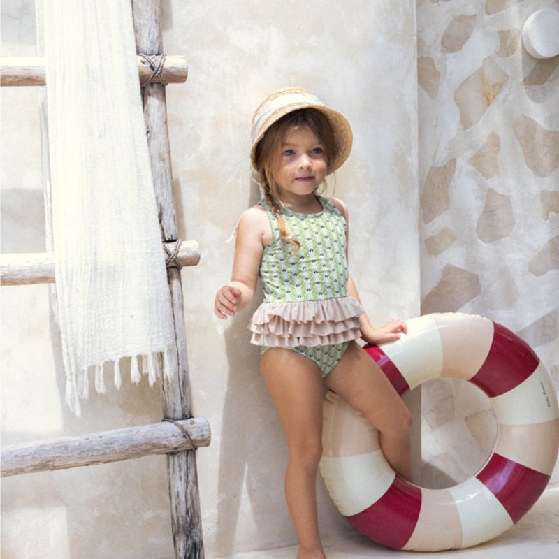 Wonny Ribbon【即納】(残りL) Ava swimwear (pink) 《送料無料