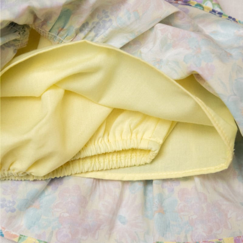 Wonny Ribbon【即納】Flower garden skirt & blouse se