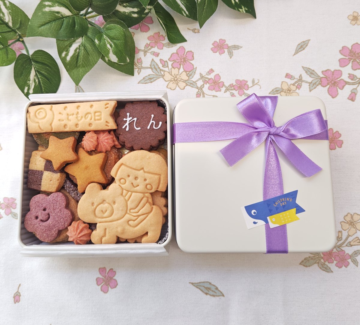 こどもの日クッキー缶2025 | お菓子工房とりこ