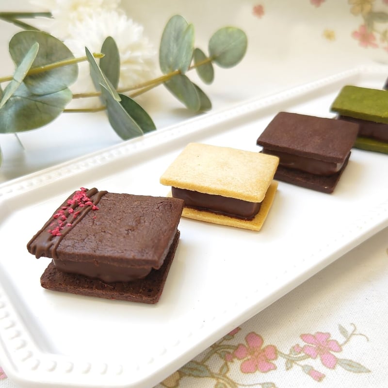 チョコ　５点 とりこショコラアソートBOX6個入り(生チョコサンドクッキー