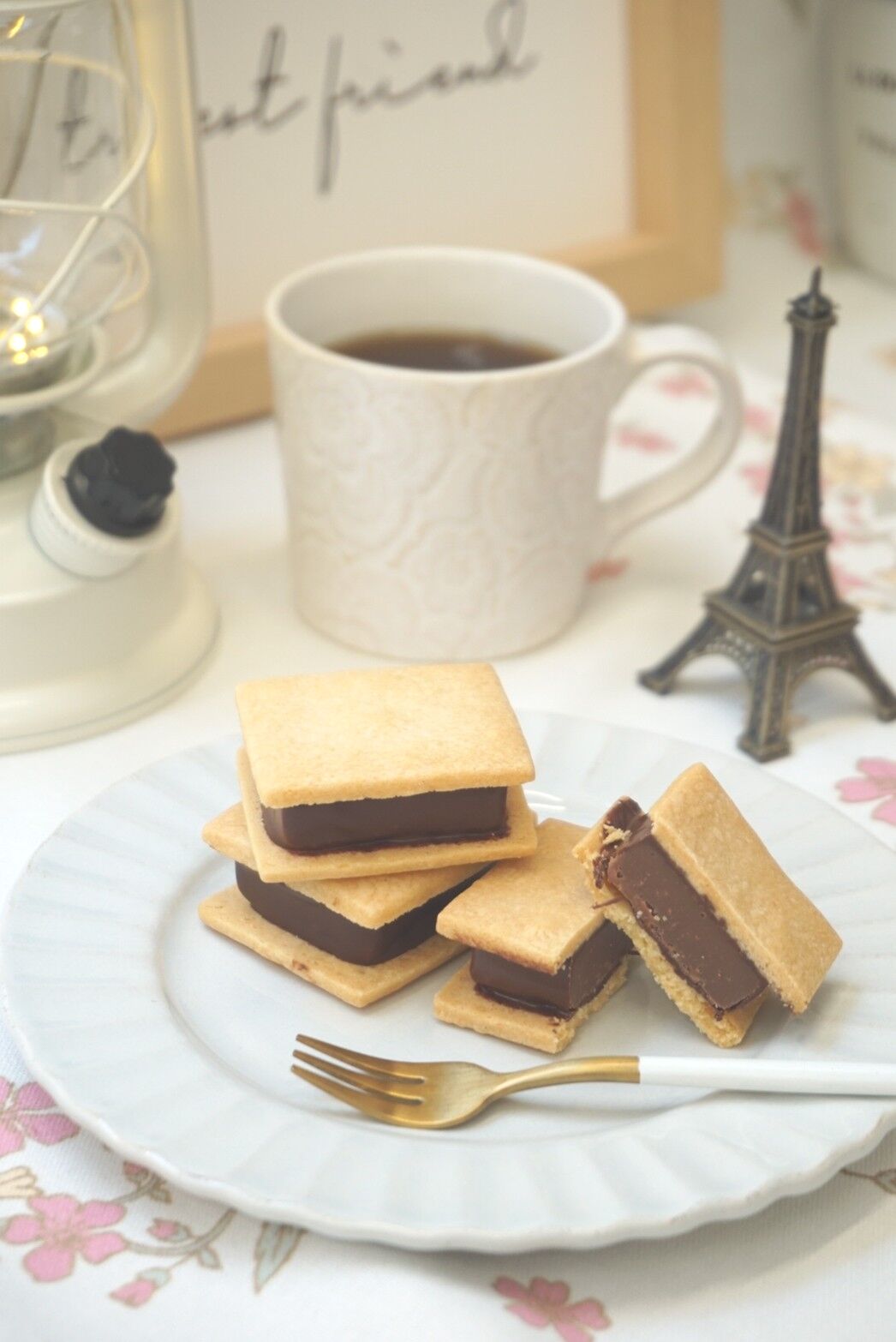 ハンドメイド トリカゴインコのショコラクッキーバッグ とりコロールショコラBOX」インコスイーツミニチュア