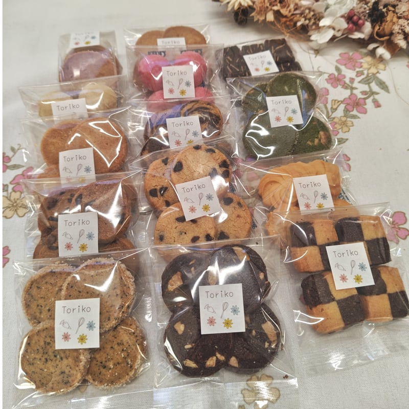 クッキー15個入りBOX | お菓子工房とりこ