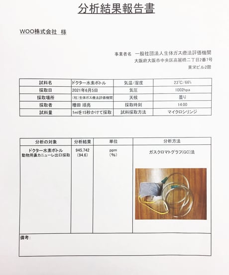 【1個】WOOペット用水素ガス吸入マスク