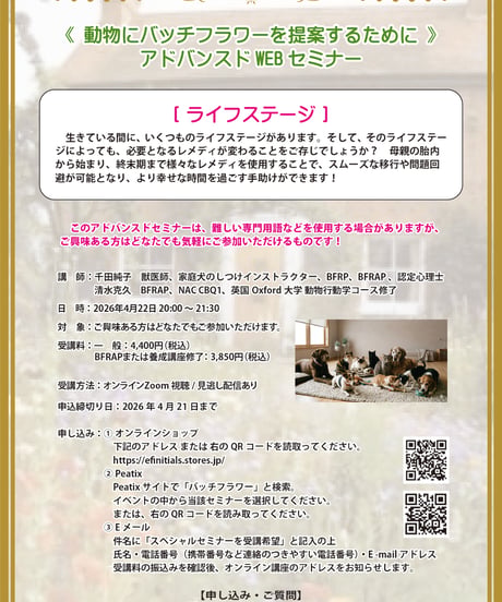 【見逃し配信】アドバンスドWEBセミナー【ライフステージ】