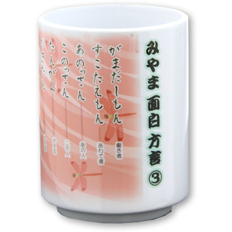 みやま面白方言湯のみ③ | オリジナルフォトグッズショップ スタジオ桑野