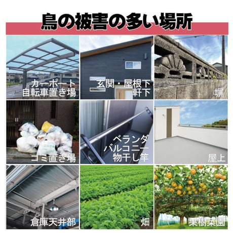 鳥害対策品 防鳥スプレー詰替え用4リットル