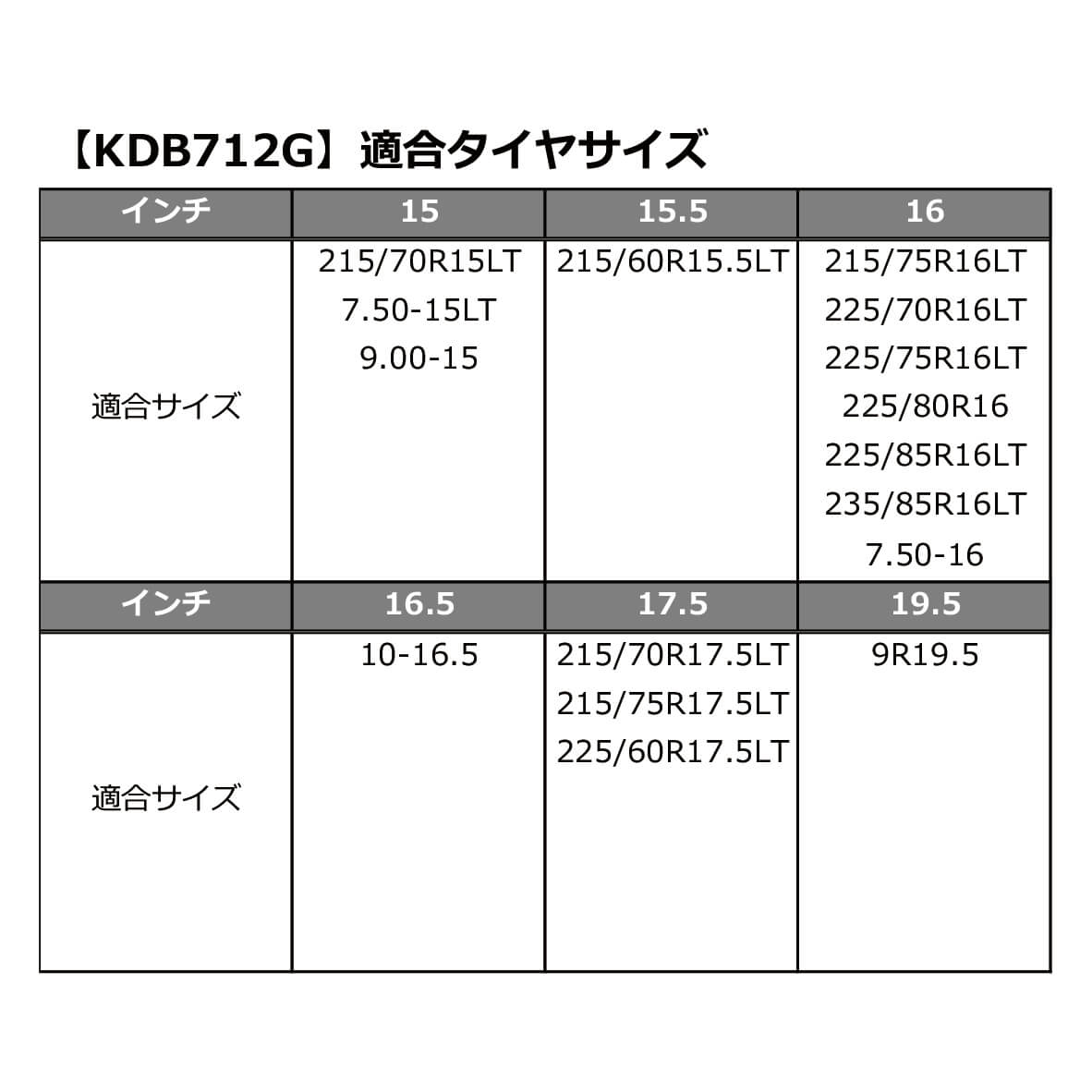 トラック用緊急脱出チェーン ラチェット式 LT車用 KDB712G | 株式会社