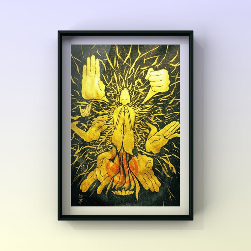 沈香木　千手観音　飾り　侘び寂び 沈香木千手観音飾り侘び寂び