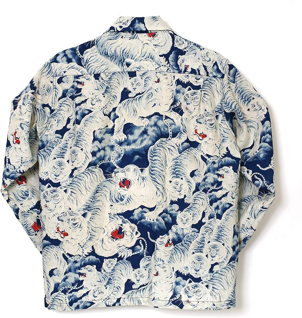 HULA KEIKI (フラケイキ) アロハシャツ 長袖【LONG SLEEVE indigo 