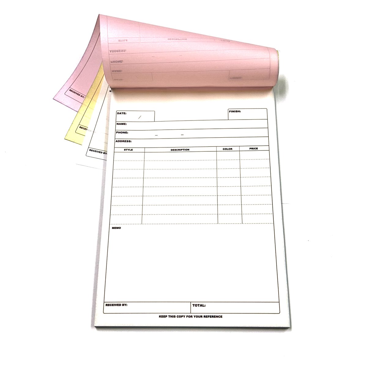 Sales Order Book セールスオーダーブック 注文書 3枚複写 A5縦型 UNIO