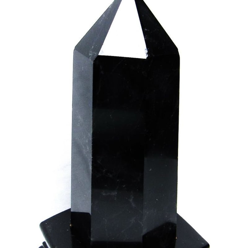 モリオン 六角柱 特大 542ｇ 魔除け パワーストーン 天然石 置物 Amazon.co.jp: [GOLD STONE] モリオン 黒水晶 六角柱 ポイント