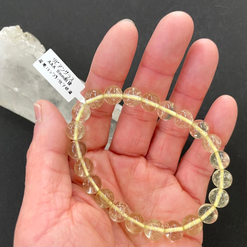 変容の旅へ～新しい自分に出会うリビアングラスブレスレット8ミリ