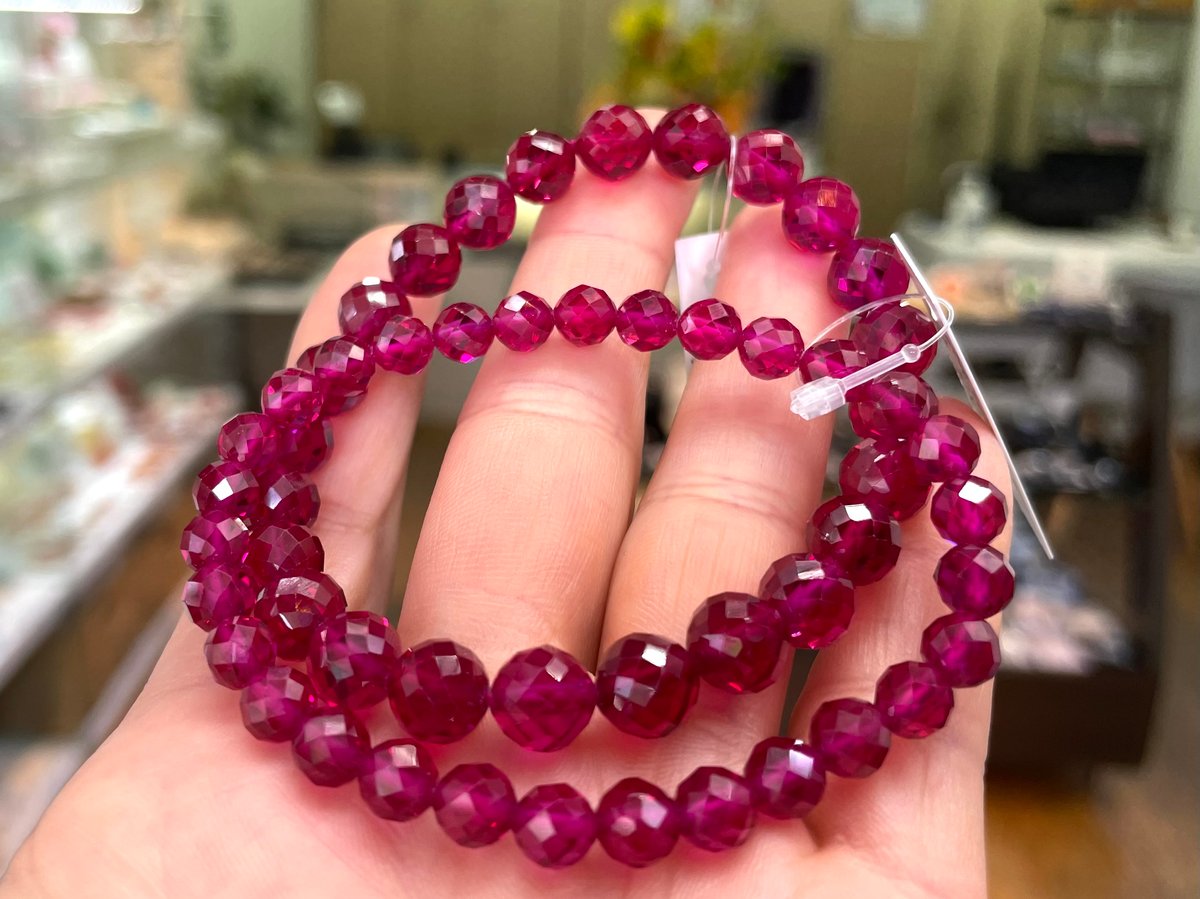 7月誕生石・女王の石‼ルビーブレスレット | stonebrace白石店