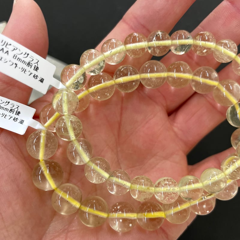 ★値下げ中★モルダバイト&リビアングラス ブレスレット ☆値下げ中☆モルダバイト&リビアングラス ブレスレット