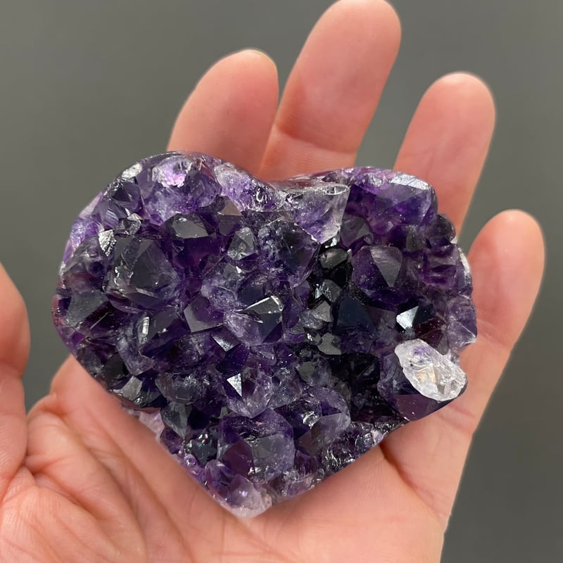 ウルグアイ産アメジストハート2⃣ | stonebrace白石店