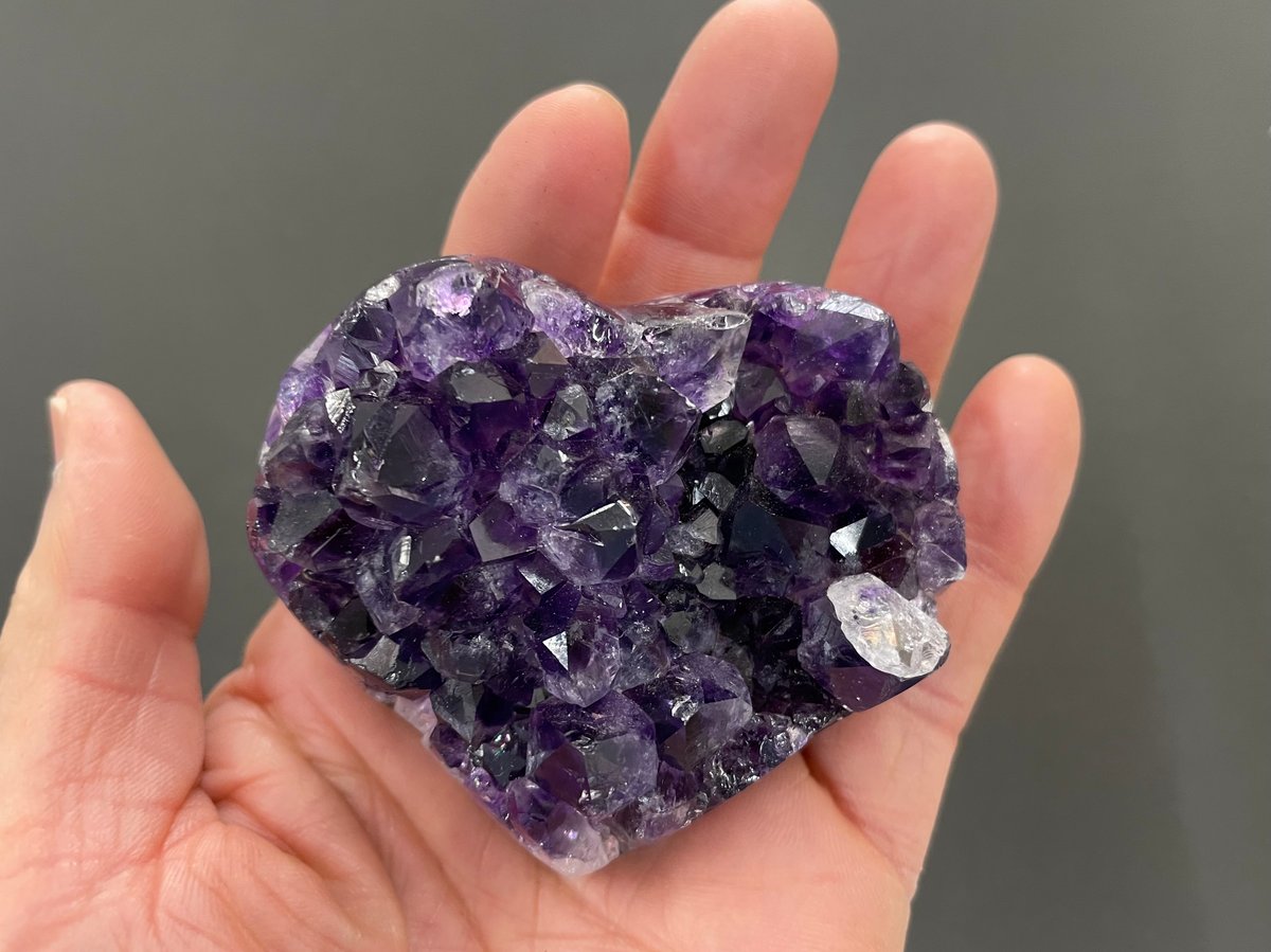 ウルグアイ産アメジストハート2⃣ | stonebrace白石店