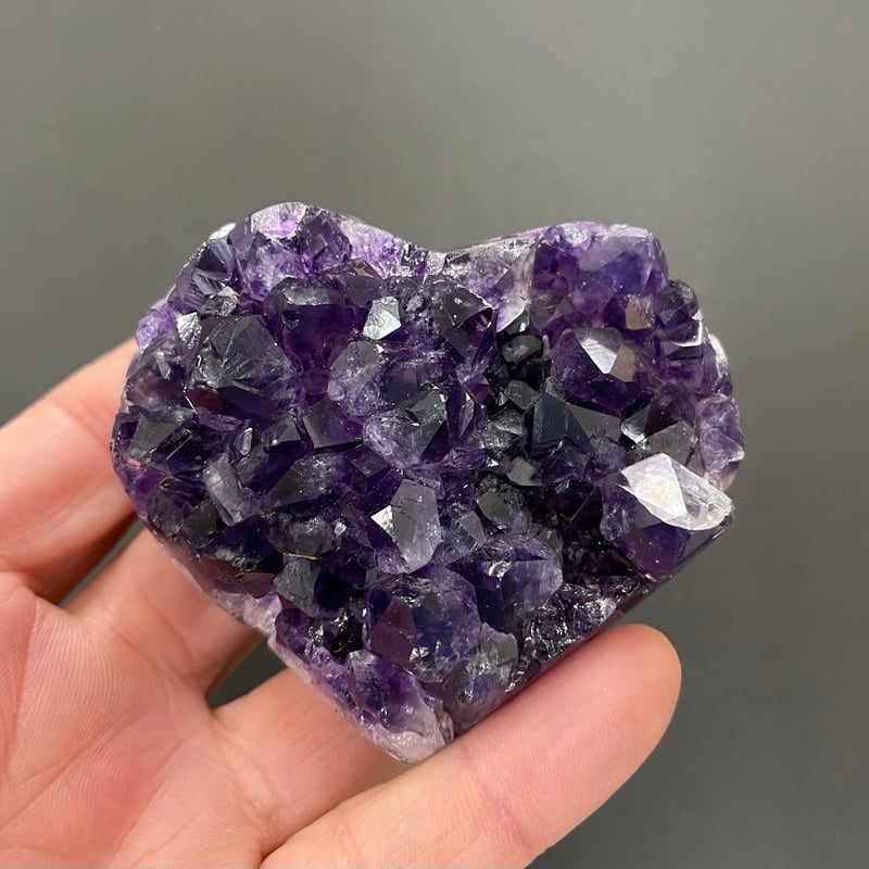 ウルグアイ産アメジストハート2⃣ | stonebrace白石店