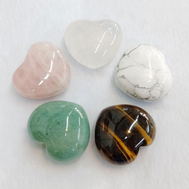 天然石ハート型(グリーンアベンチュリン）緑 | stonebrace白石店