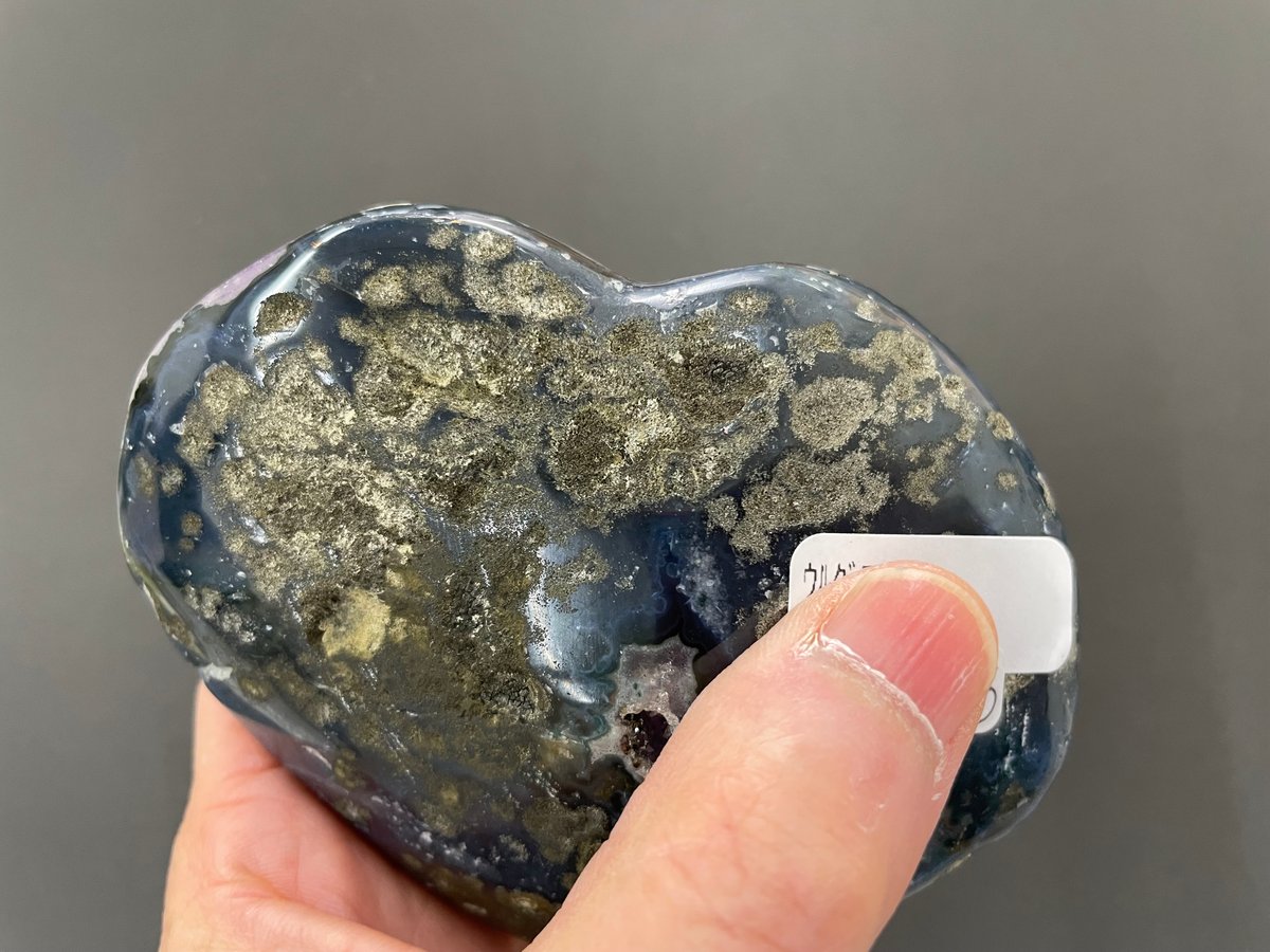 ウルグアイ産アメジストハート型1⃣ | stonebrace白石店