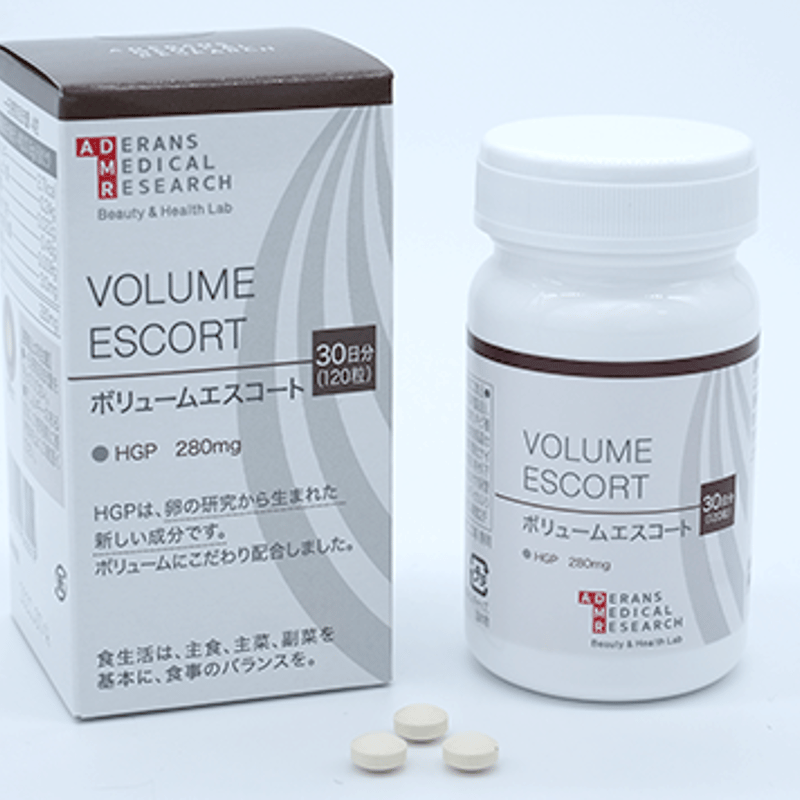 ボリュームエスコート HGP280mg 120粒30日分 賞味期限2027/02 定期便】ボリュームエスコート | アデランスメディカルリサーチ