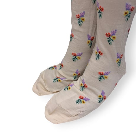 Small bouquet knee high socks/babaco
