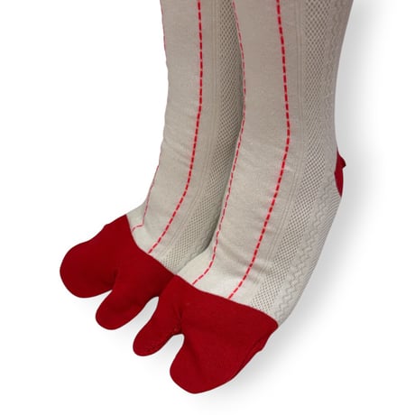 LACE PATTERN TABI SOCKS/TRICOTÉ