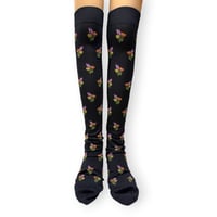 Small bouquet knee high socks/babaco