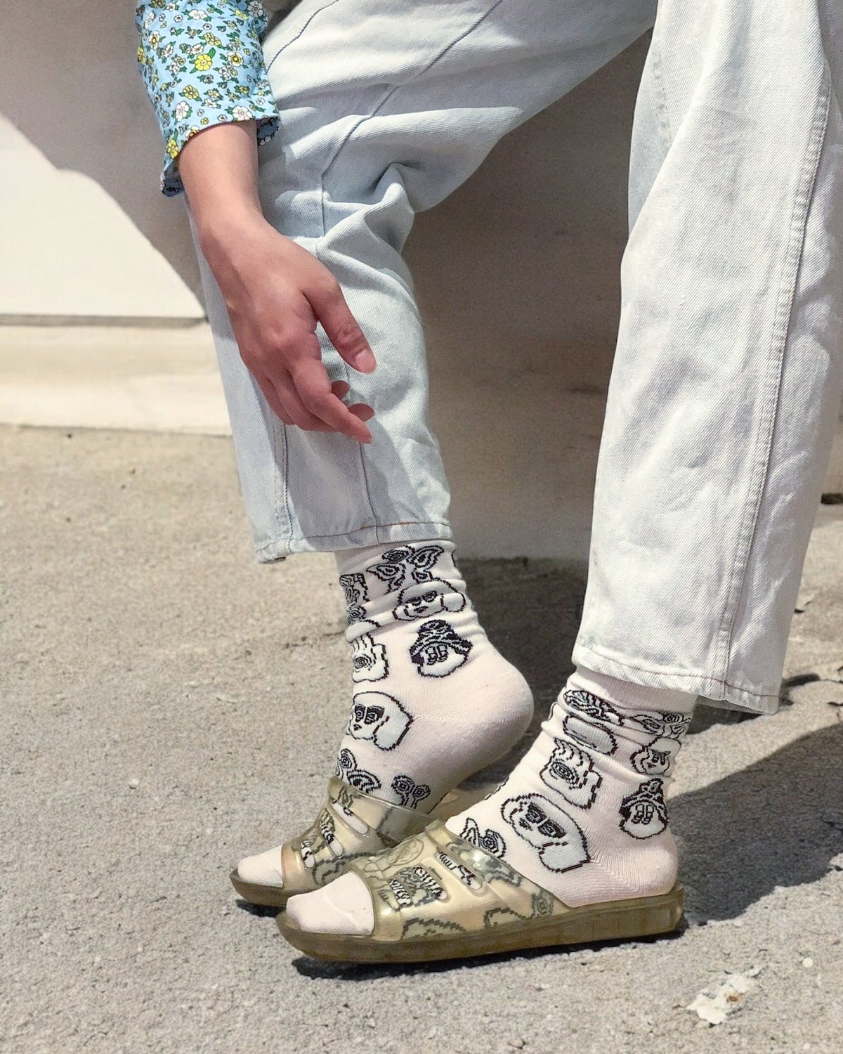 momo×bobo collaboration character sox2 | クツシタトサ