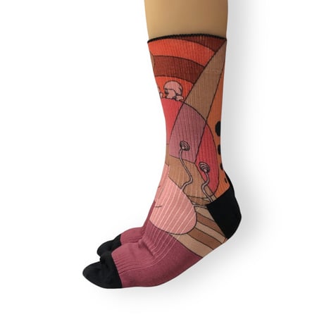 imoto sachie×bobo  collaboration printsox