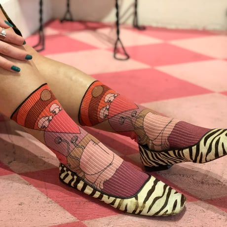imoto sachie×bobo  collaboration printsox