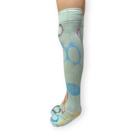 only yun yun×bobo collaboration over knee socks