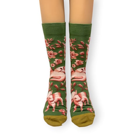 Cactus Lamb Socks /Bonne Maison