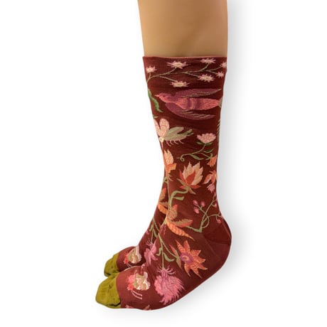 Floral Socks 25cm～27cm/Bonne Maison