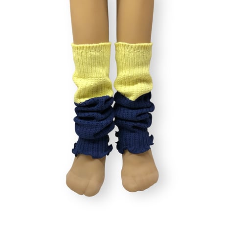 COLOR BLOCK LEG WARMER/FAKUI