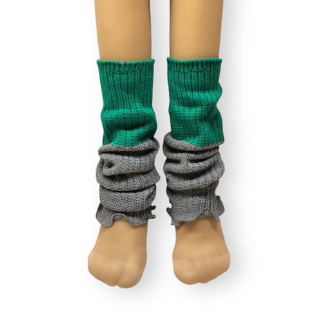 COLOR BLOCK LEG WARMER/FAKUI