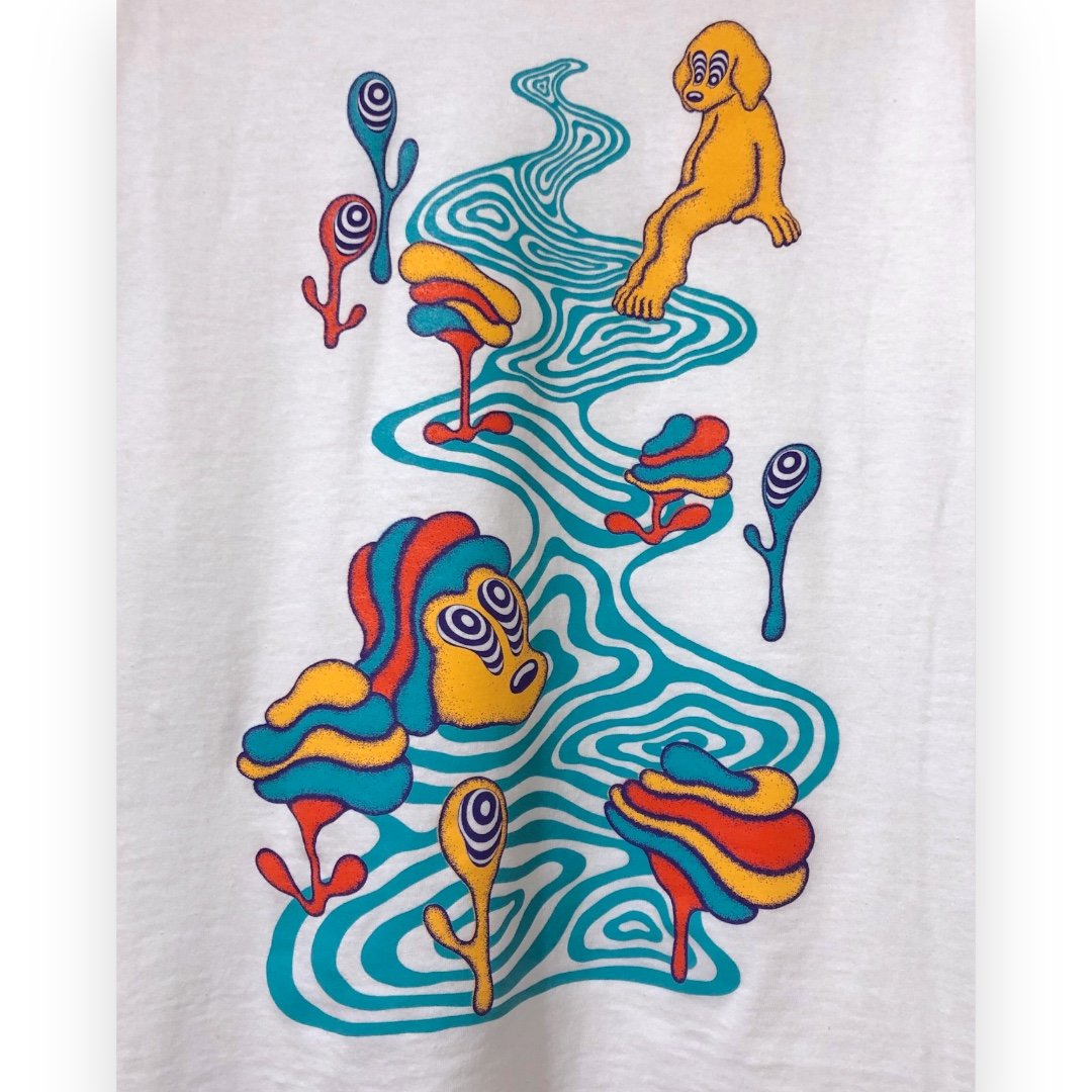 momo kato×bobo collaboration T-shirt | クツシタトサケ