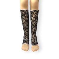 LACE STRRUP LEGGING SOCKS/TRICOTÉ