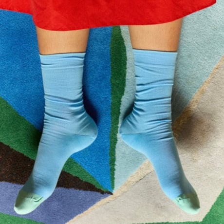 Azure Socks 25cm～27cm/Bonne Maison