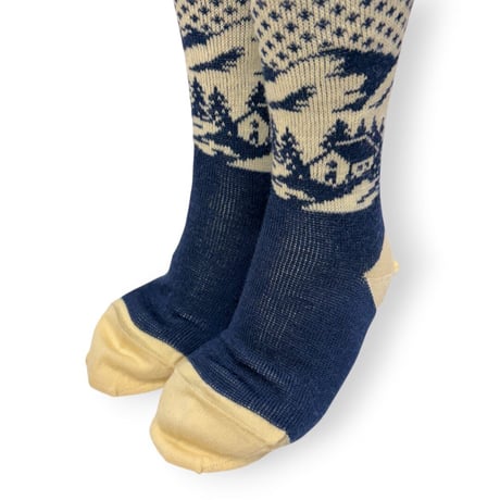 Landspace jacquard socks/babaco