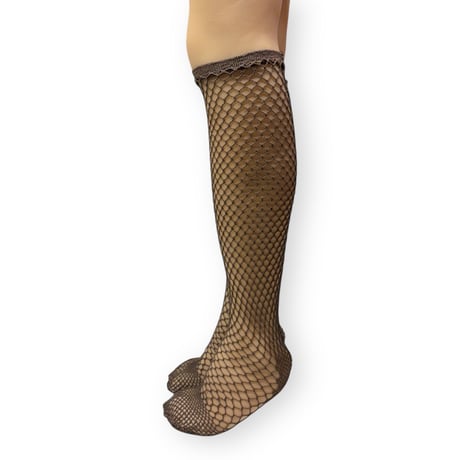 FISH NET KNEE HIGH SOCKS/babaco