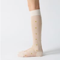 Heart dot sheer kh socks/babaco