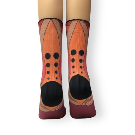 imoto sachie×bobo  collaboration printsox