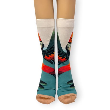 Natural Toucan Socks 25cm～27cm/Bonne Maison