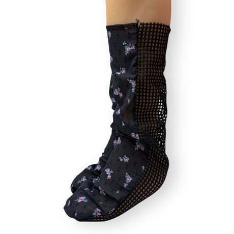 FLOWER DOT×LACE SOCKS/ FAKUI